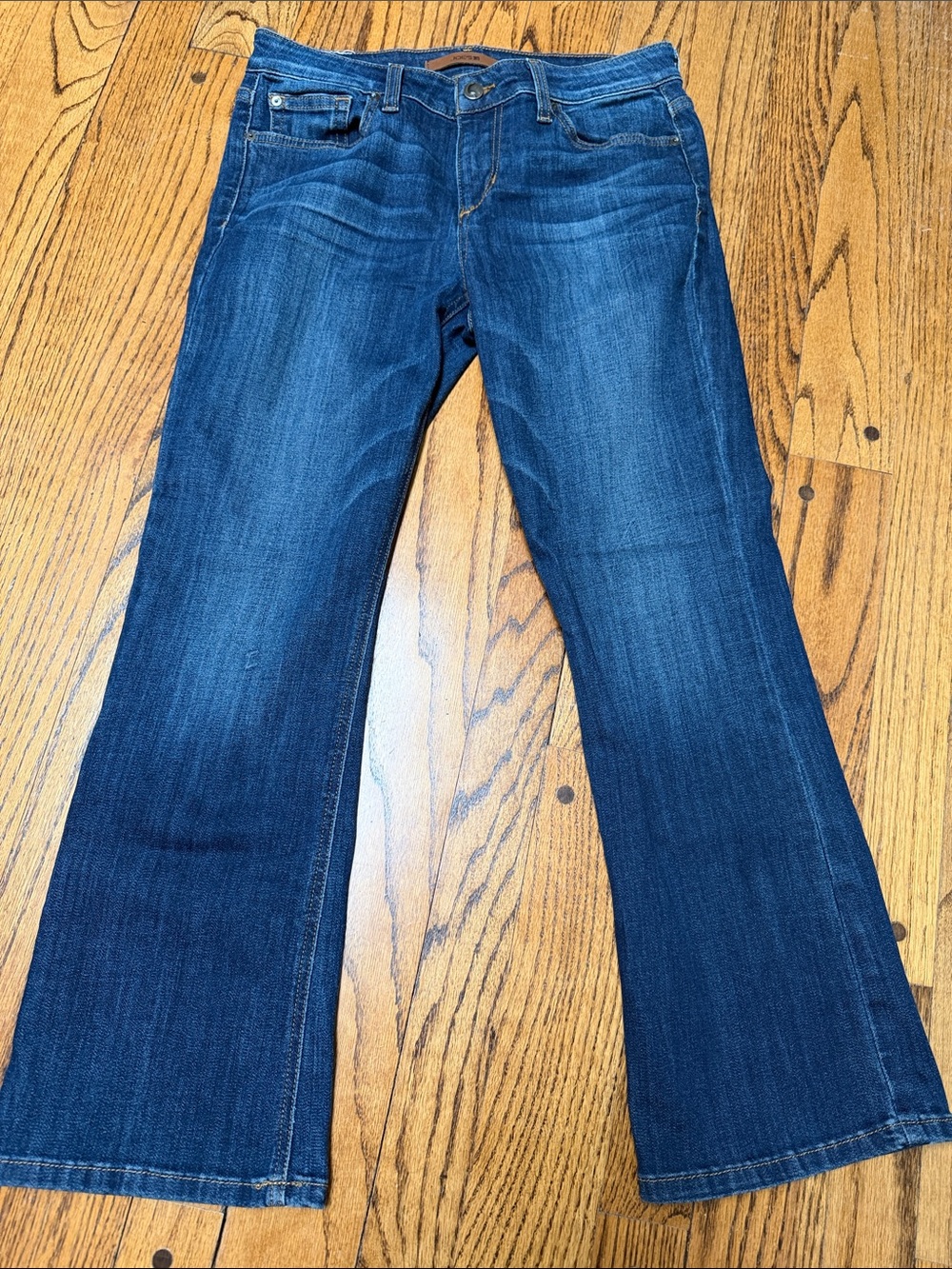 Joe's Jeans sz 29 COOLOFF The Olivia mid-rise cropped flare denim jeans